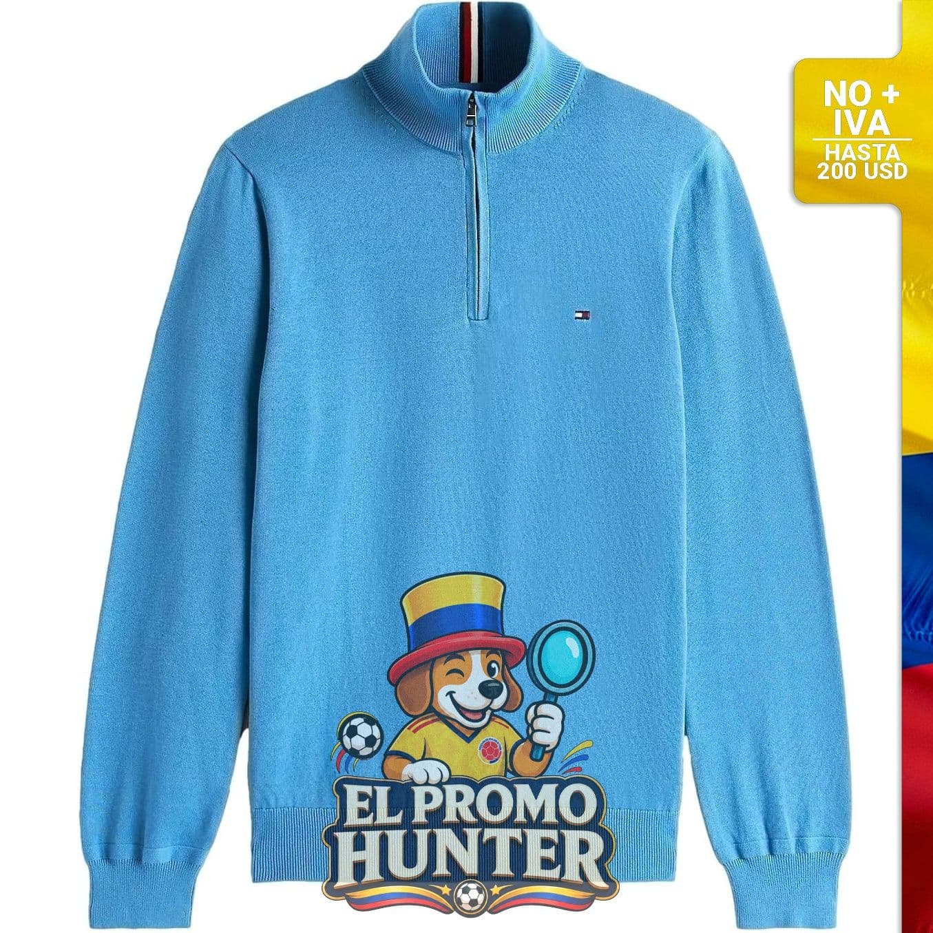 Buzo Tommy Hilfiger para hombre, material suave y cómodo, diseño clásico.