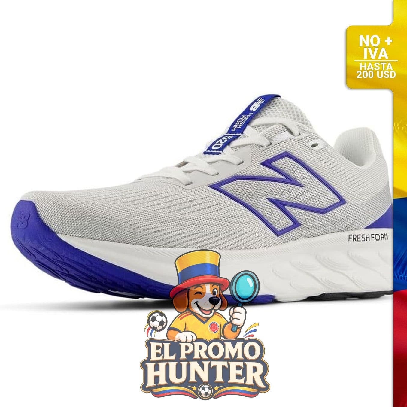Zapatillas de correr New Balance Fresh Foam 520 v9 para hombre.
