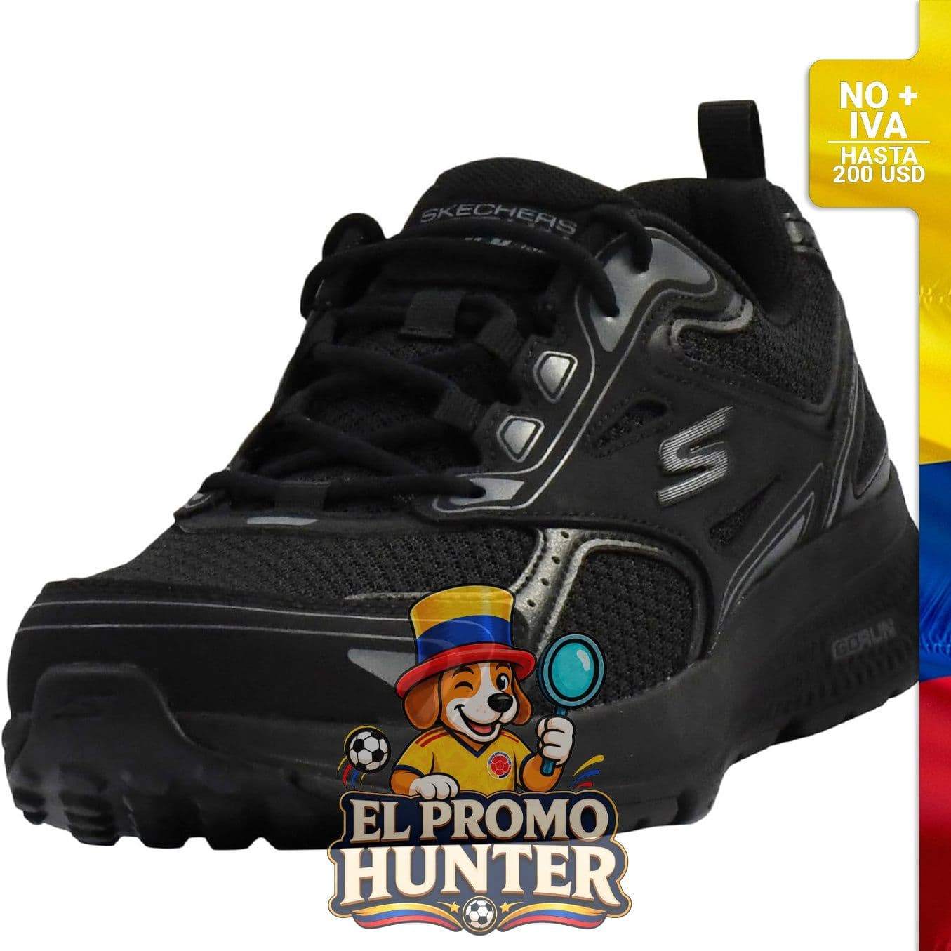 Tenis Skechers para hombre, modelo con diseño deportivo y suela de goma.