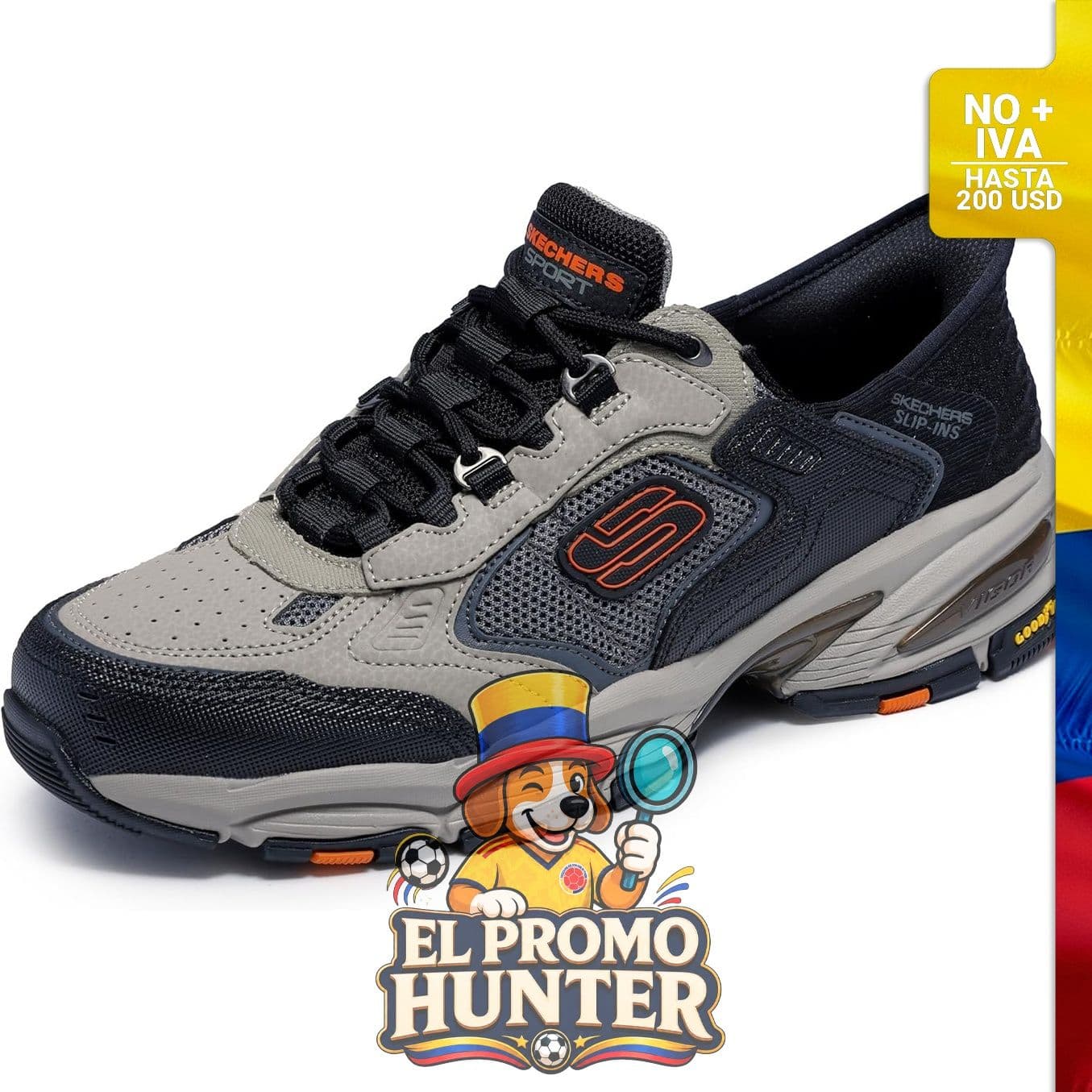 Tenis sin cordones Skechers Vigor 3.0 para hombre.