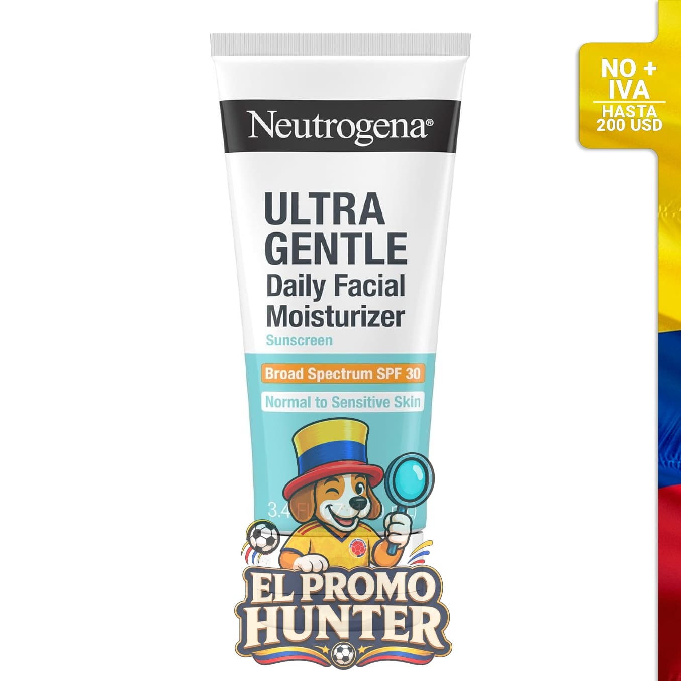 Hidratante facial Neutrogena con SPF 30 y CICA, formulado para la protección y cuidado de la piel.