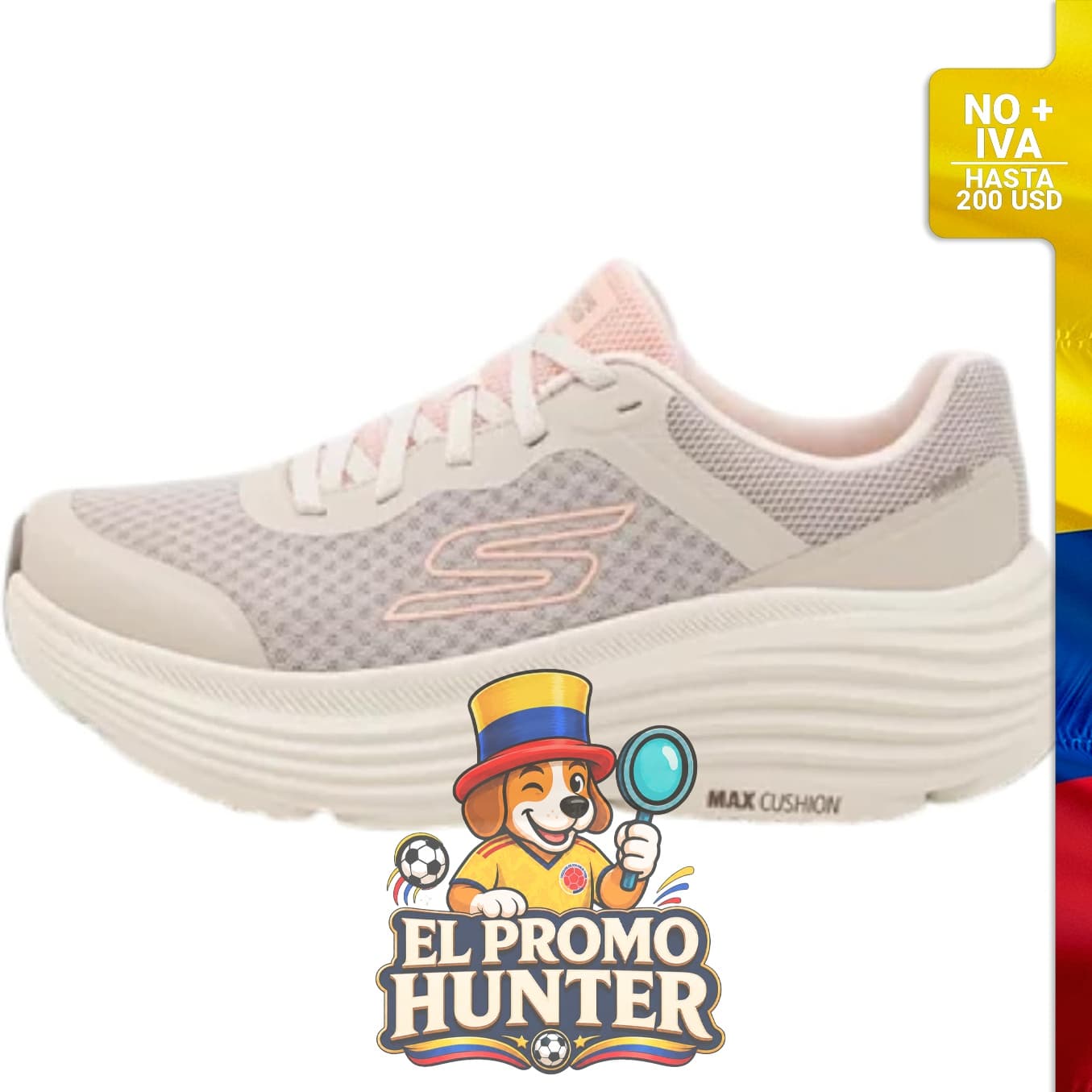 Skechers Max Cushioning Endeavour Canova - Tenis para mujer.