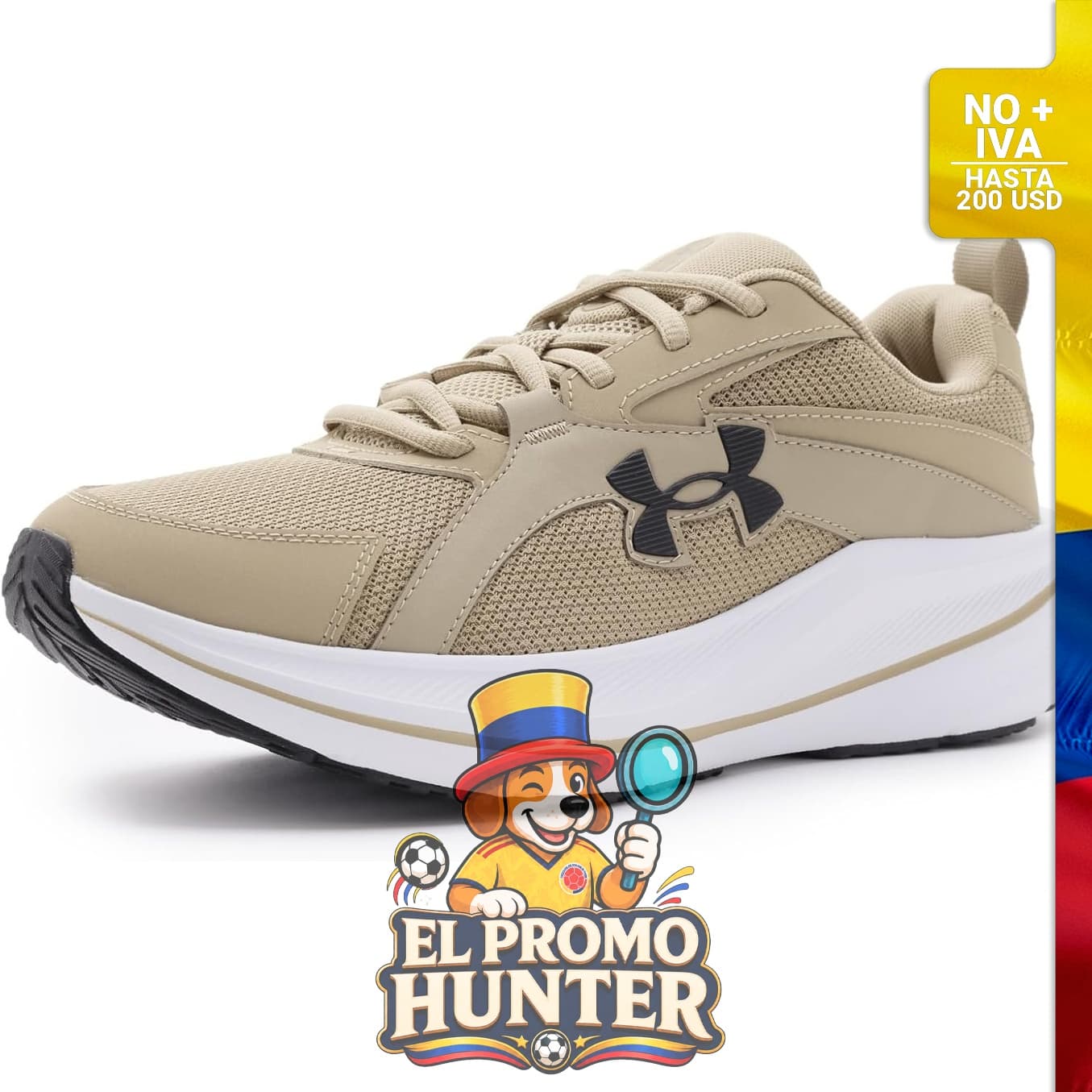 Zapatos para hombre Under Armour Charged Assert 11, con tecnología de amortiguación.