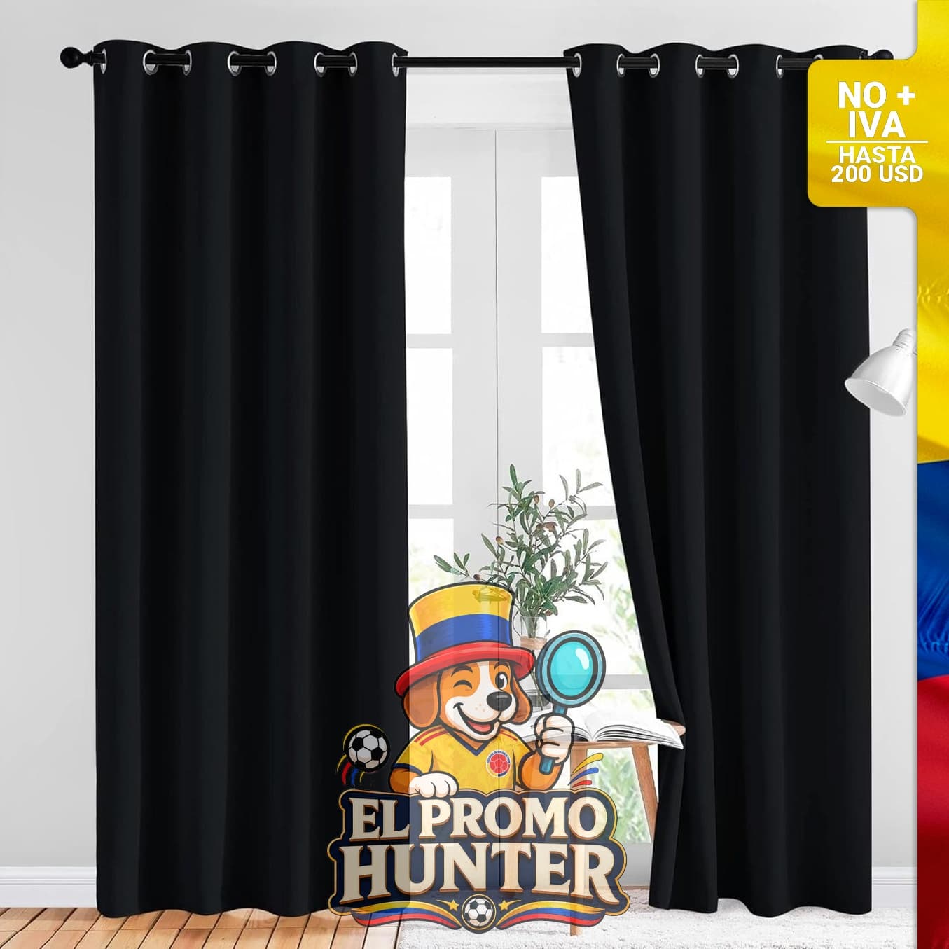 Cortinas opacas NICETOWN de 132 x 213 cm, con aislamiento térmico y ojales.