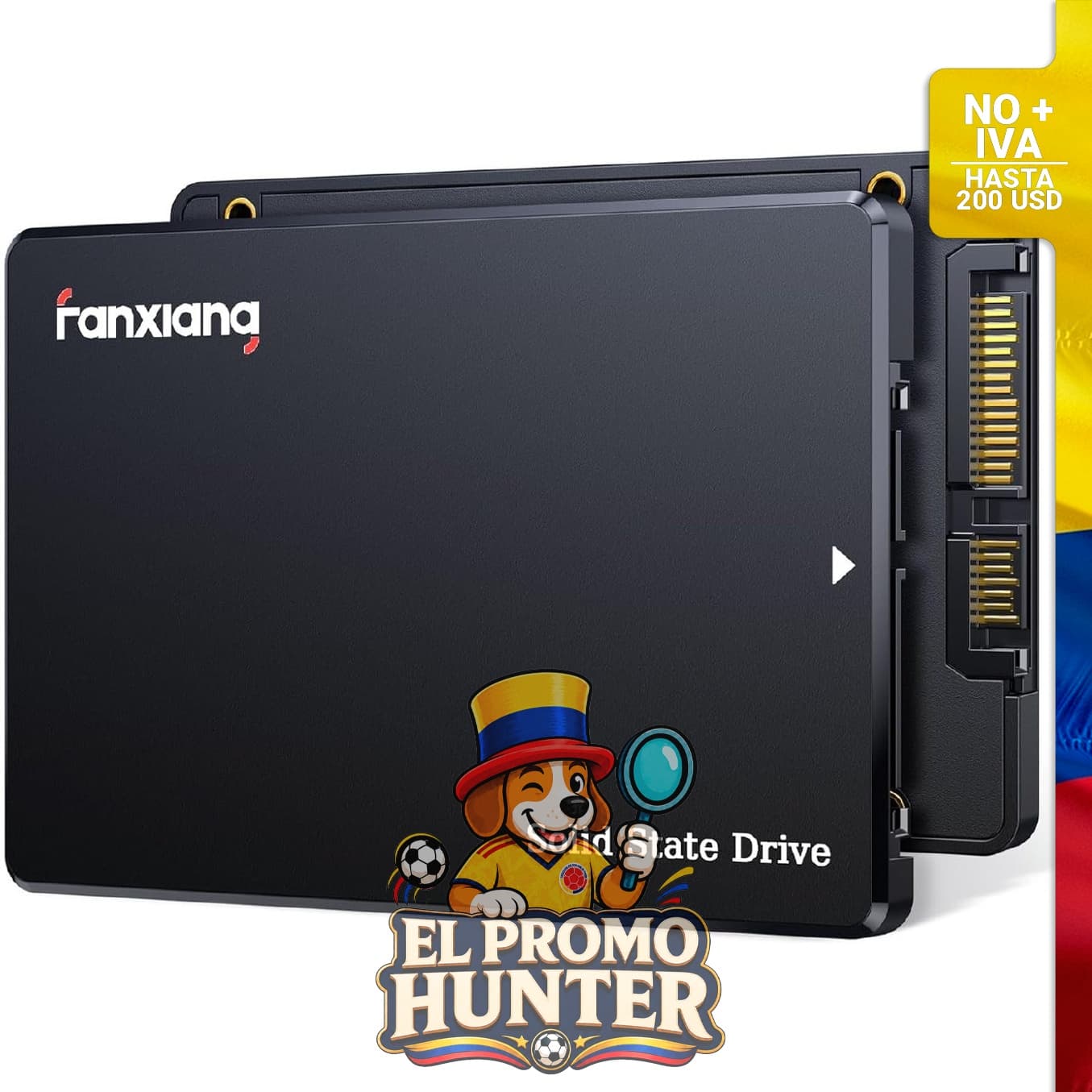 Unidad interna de estado sólido fanxiang de 512 GB, SATA III de 2.5'' con velocidad de hasta 560 MB/s.