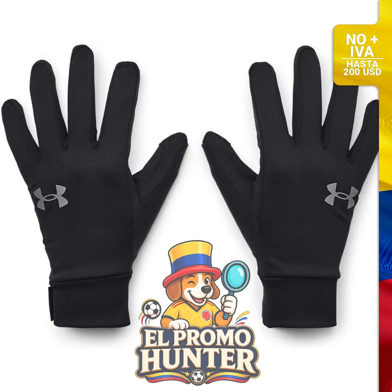 Guantes Under Armour Storm Liner para hombre, diseñados para condiciones climáticas adversas.