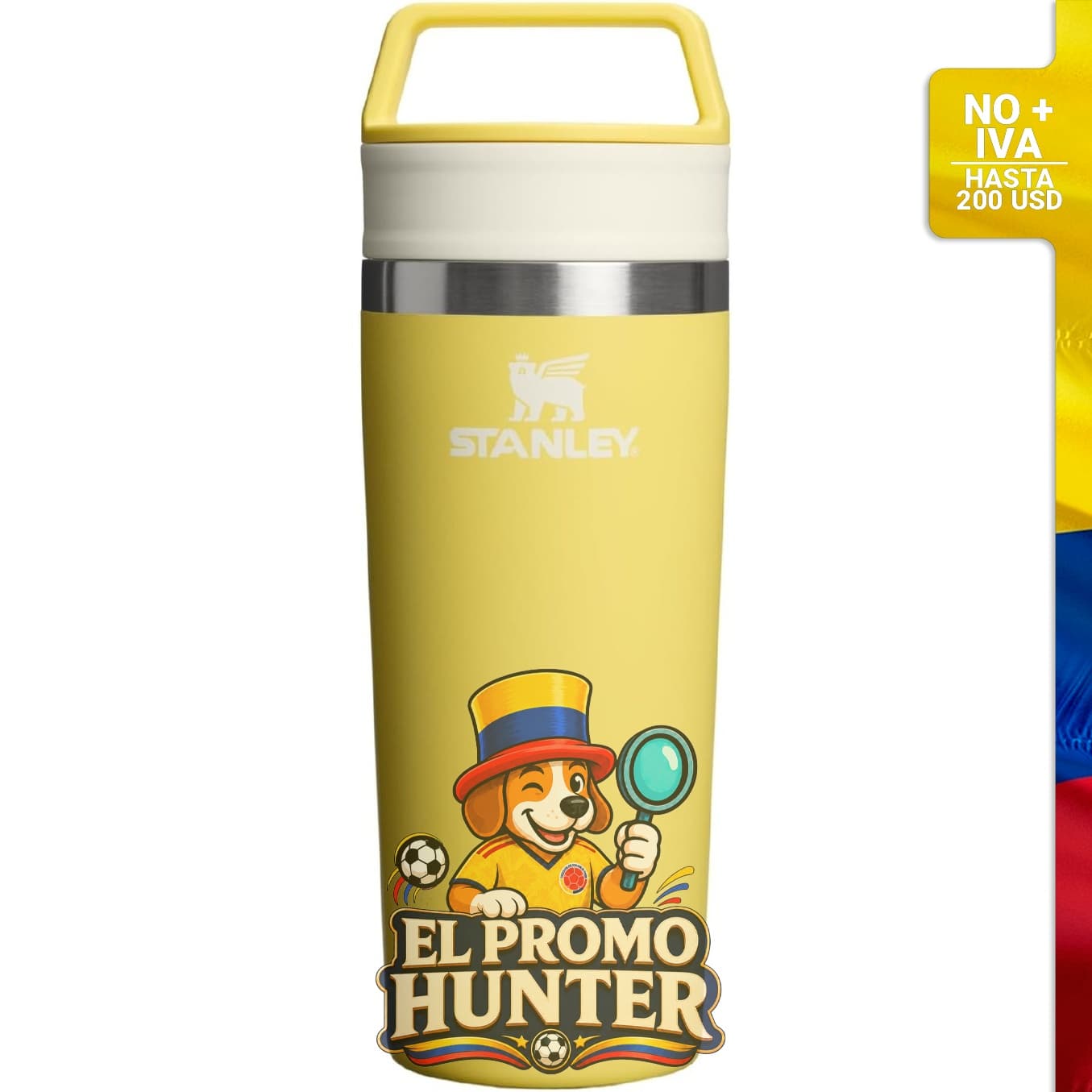 Taza térmica STANLEY Cafe To Go de 16 oz (473 ml) con tapa a prueba de derrames.