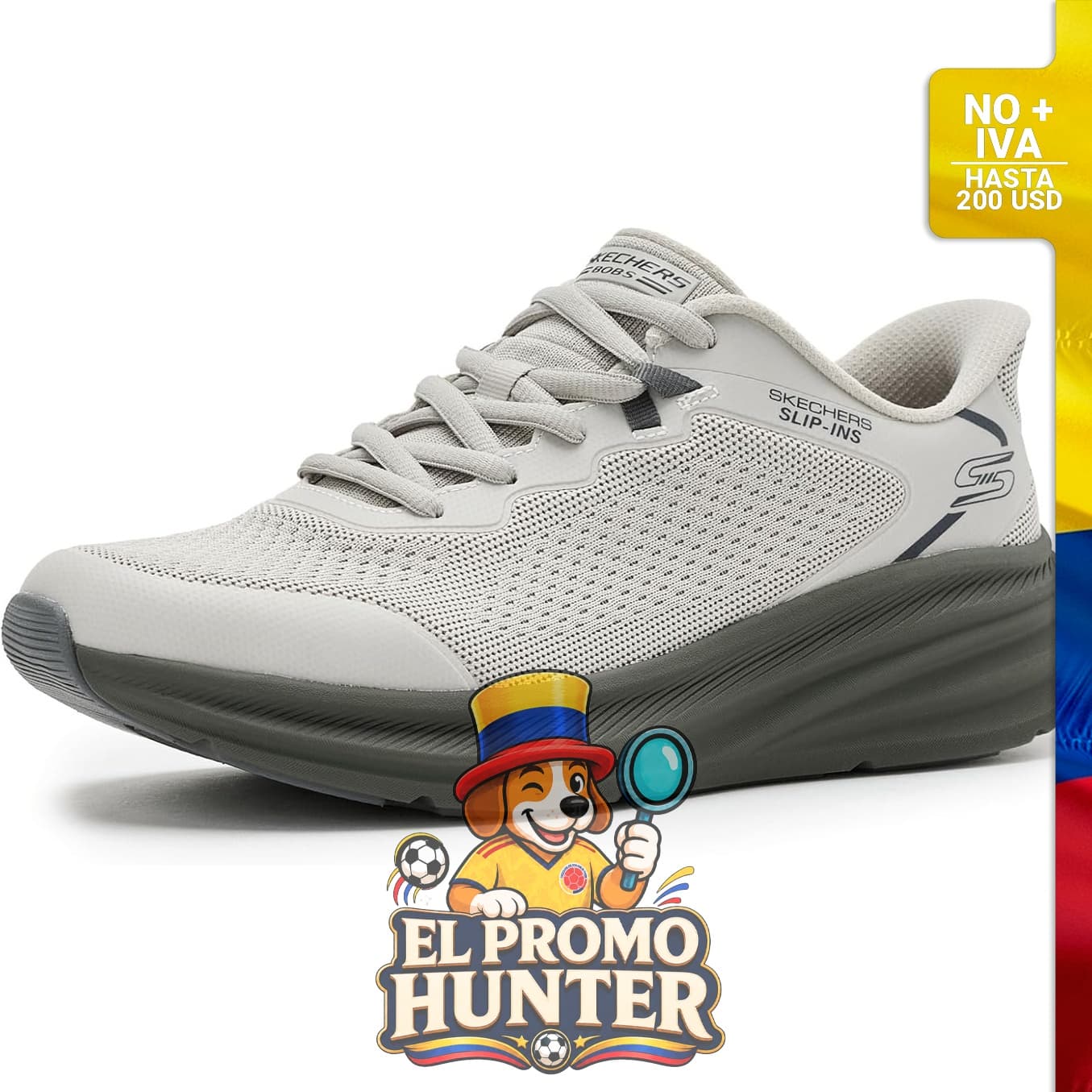 Tenis Skechers deportivos para hombre.