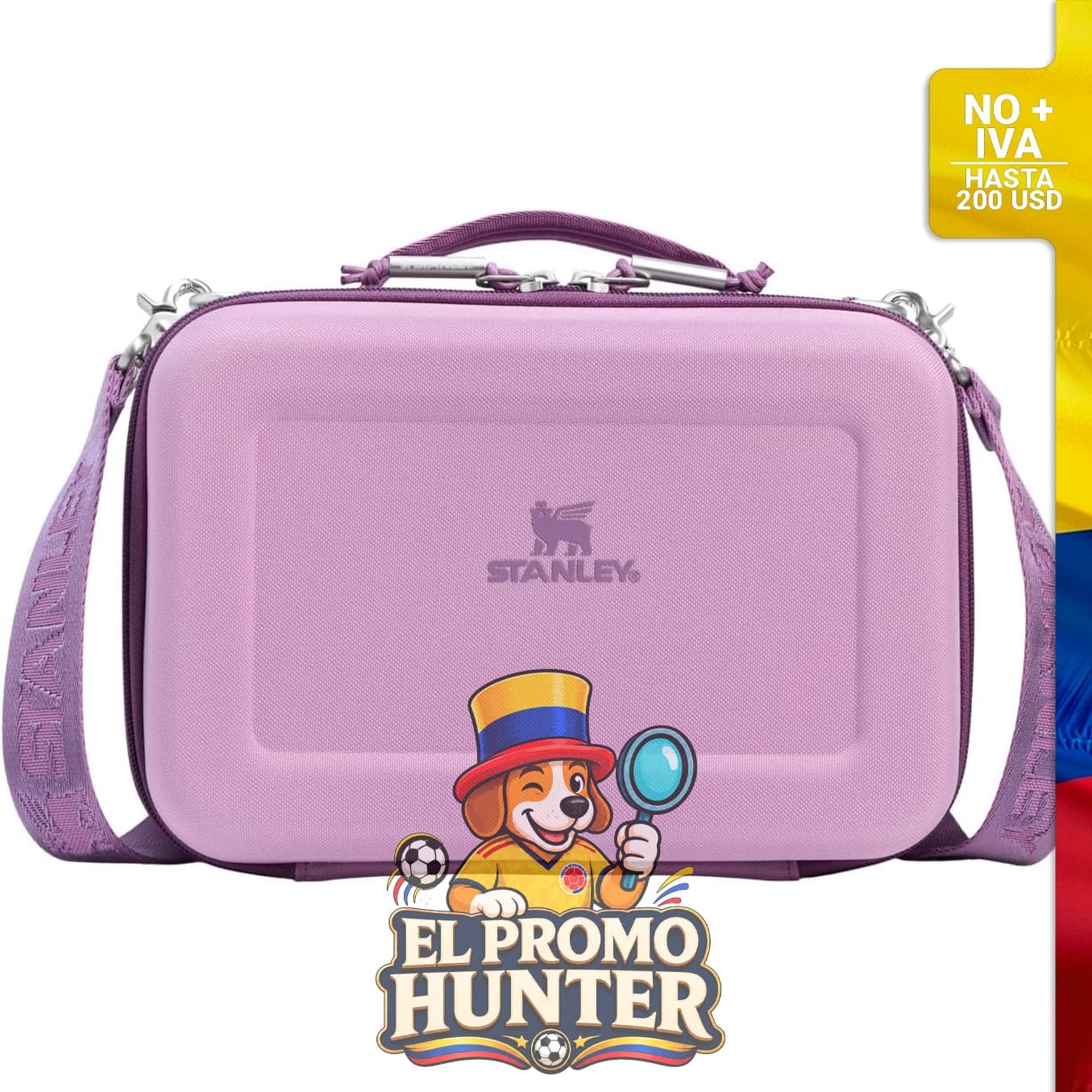 Lonchera aislada STANLEY de 4 L en color lila.