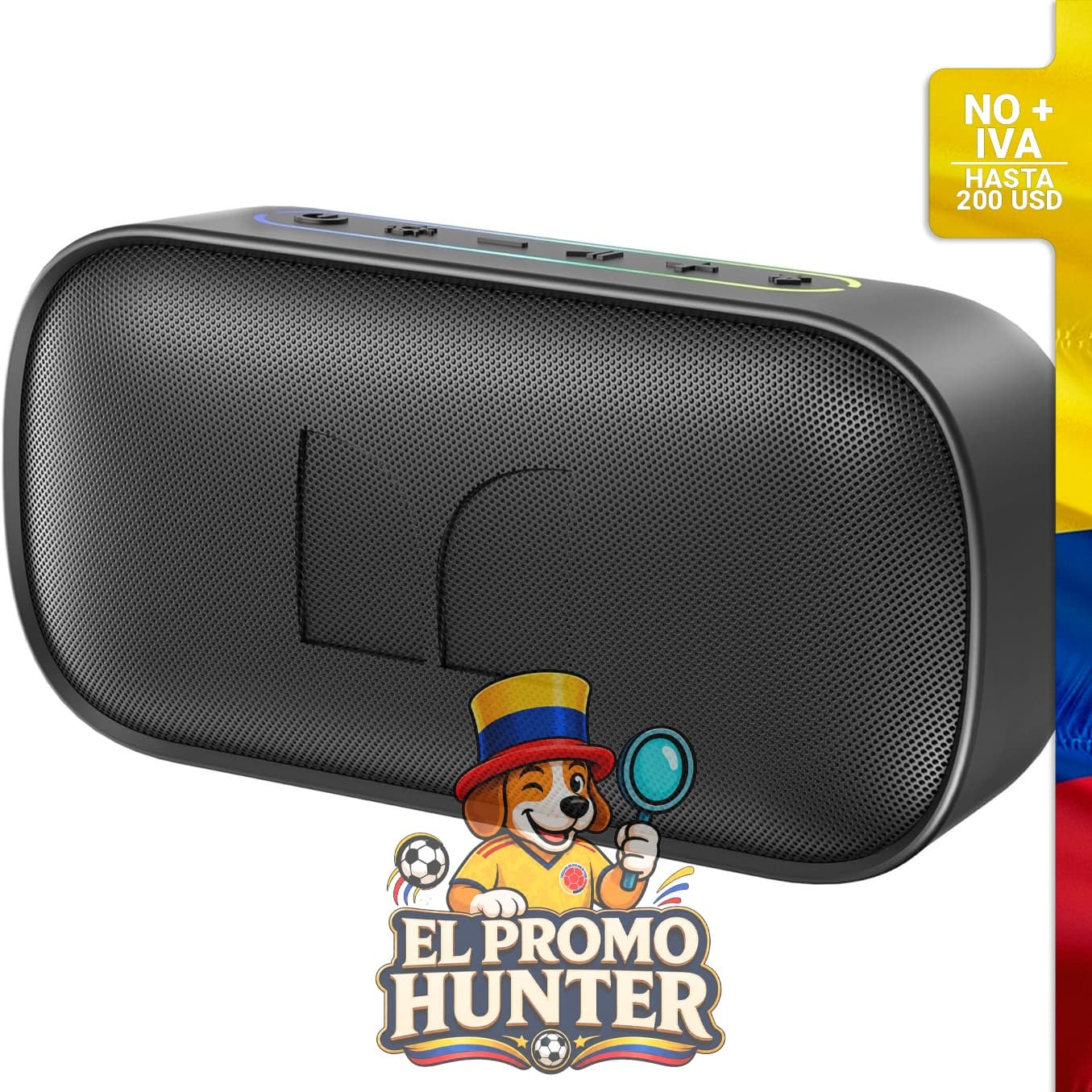 Altavoz Bluetooth Monster S150, impermeable IPX7, conexión Sulti, manos libres HD.