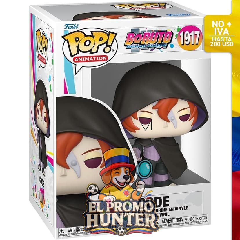 Figura de vinilo coleccionable Boruto - Code de la serie Boruto: Naruto Next Generations.