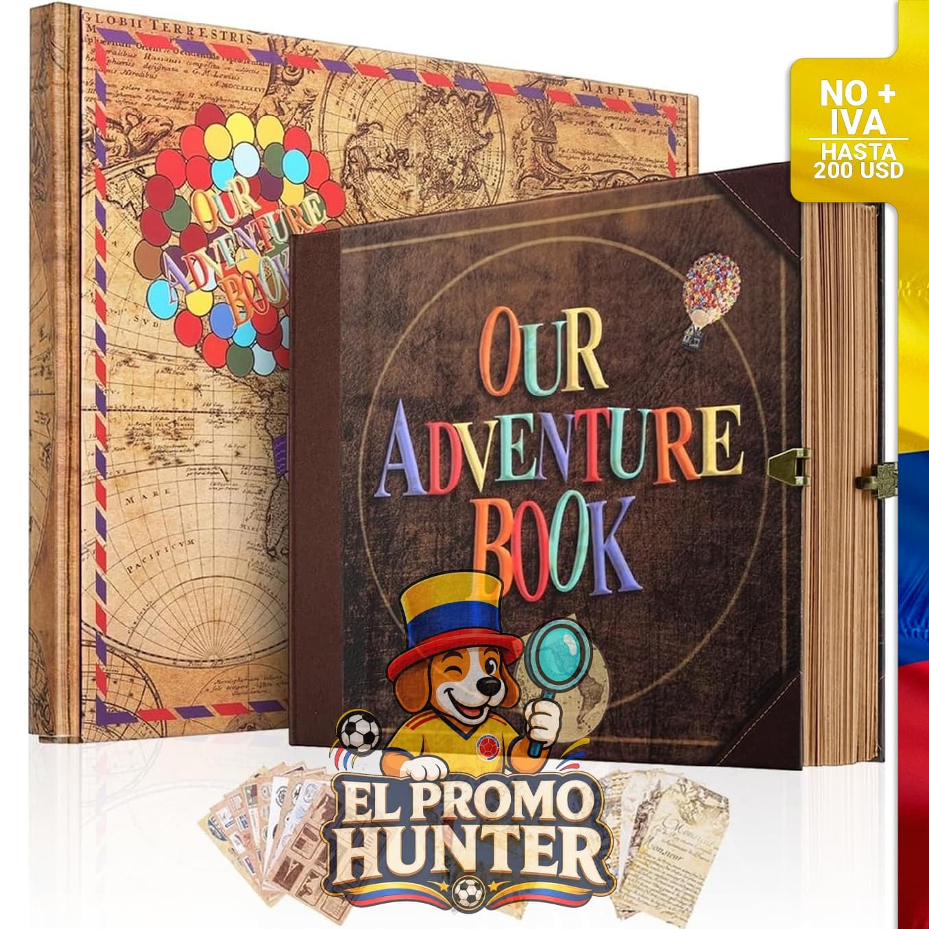 Álbum Adventure Book con 146 páginas.