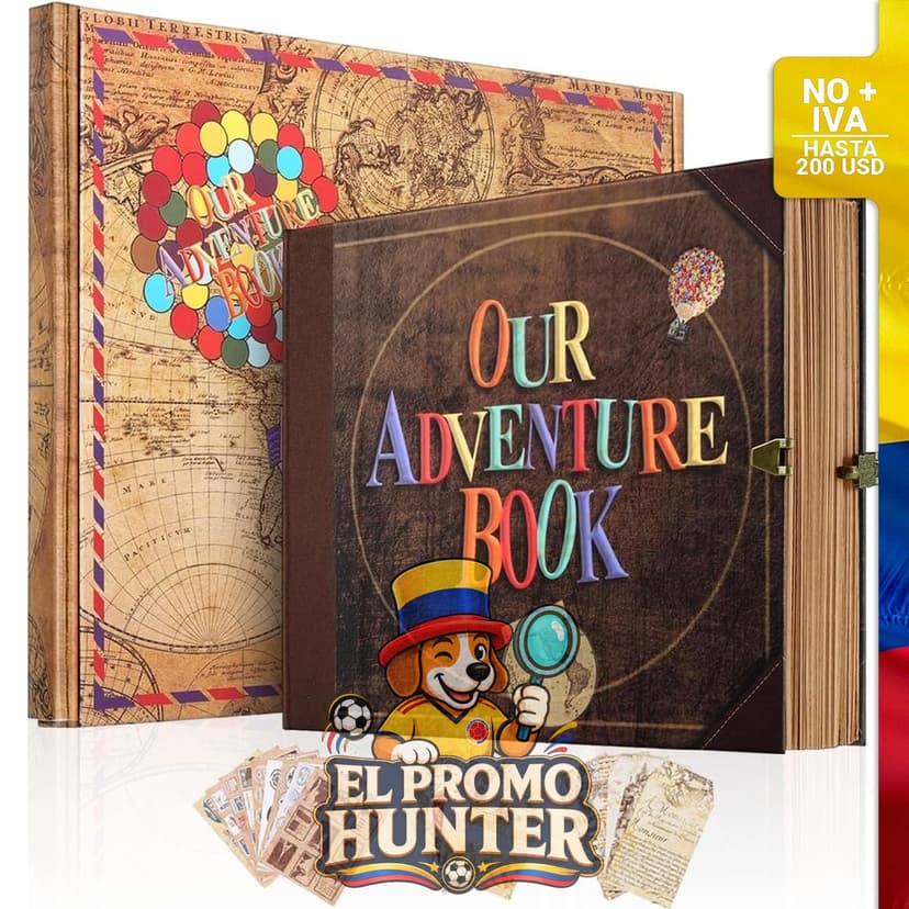 Álbum Adventure Book con 146 páginas.