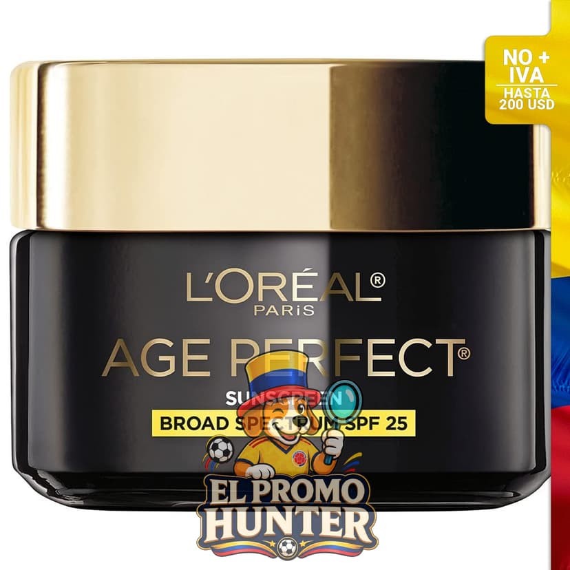 Crema hidratante de día antienvejecimiento L'Oreal Paris Age Perfect Cell Renewal.