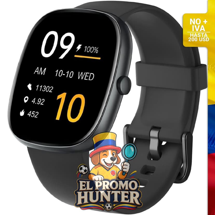 Reloj inteligente de 1.85" con función de llamadas.