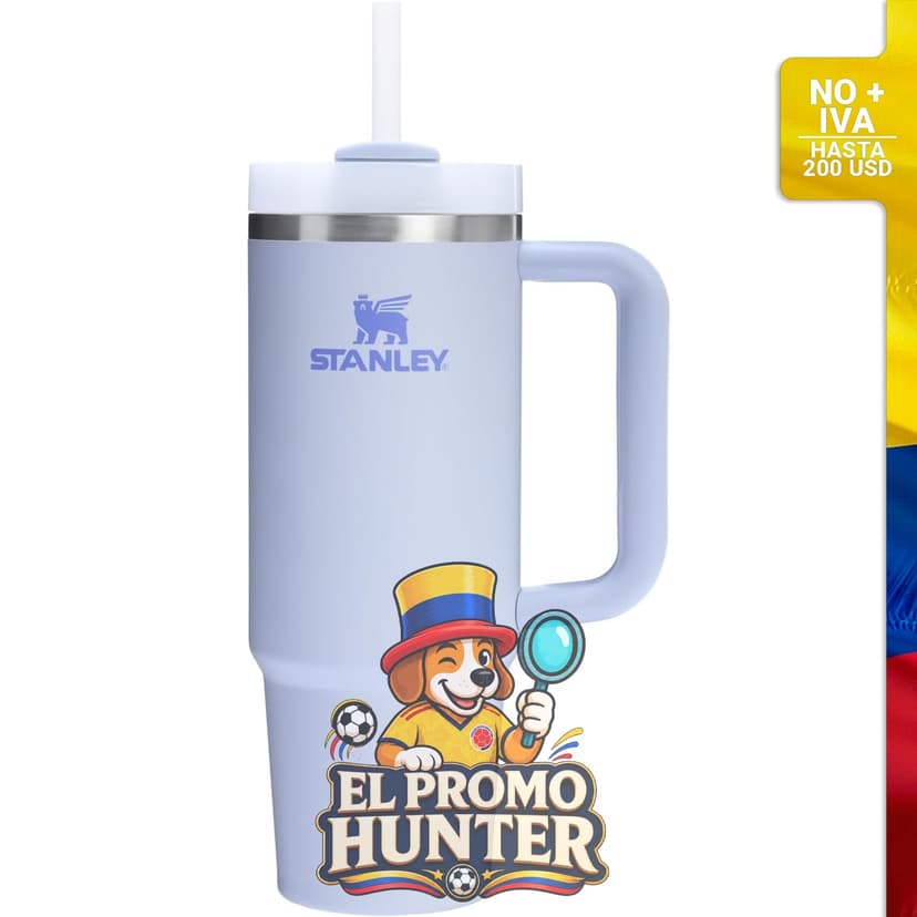 Vaso STANLEY Quencher H2.0 de 30 oz (887 ml) con tapa y asa.