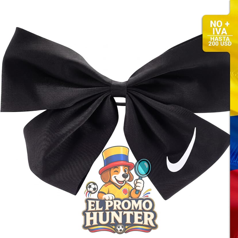 Lazo para el pelo de Nike, cinta atlética para cola de caballo.