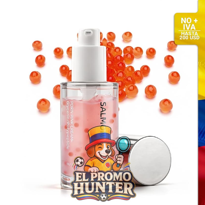 Crema reparadora Salmon PDRN de 50 g con niacinamida, ácido hialurónico y péptidos.