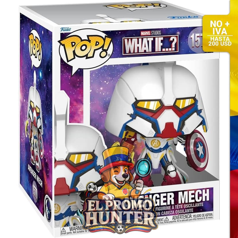 Funko Pop! figura de vinilo coleccionable de Marvel, modelo Avenger Mech.