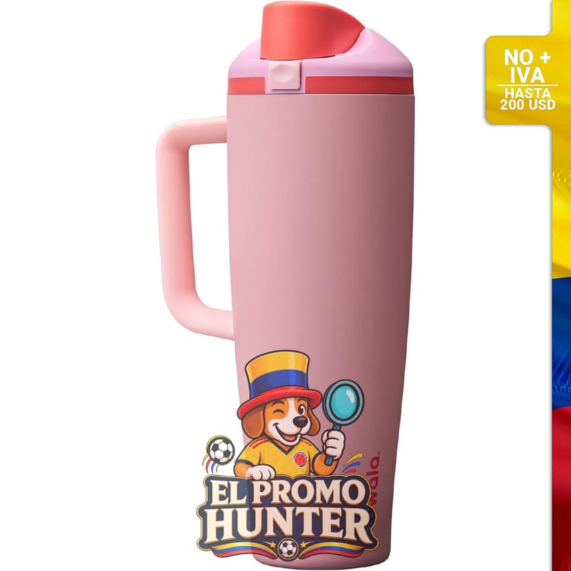 Owala FreeSip Botella Térmica de 1.18 L, fabricada en material aislante.