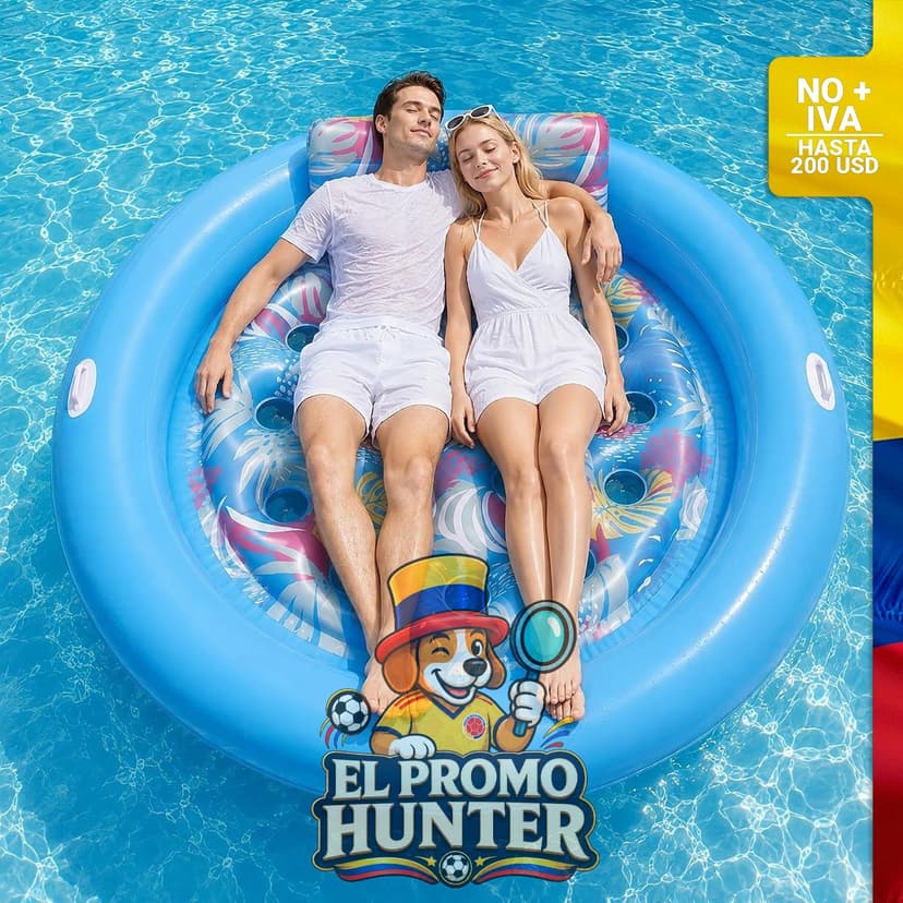 Flotador XL para piscina de 191 cm de diámetro.