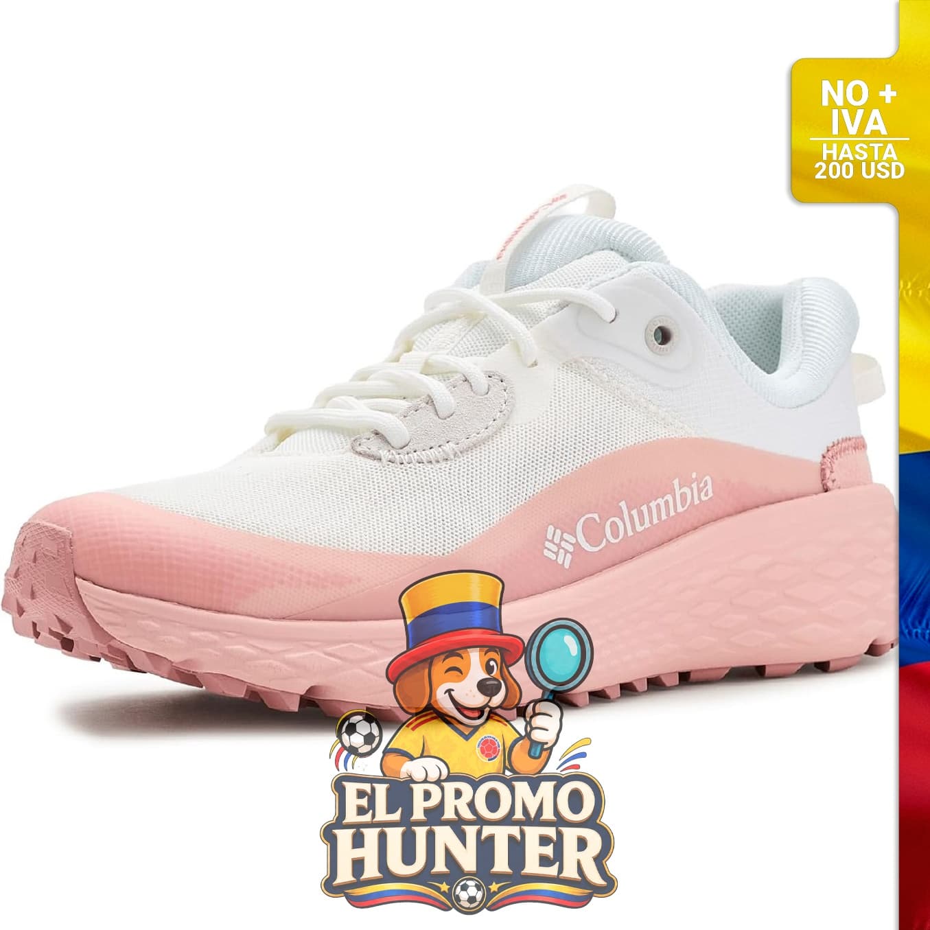Tenis Columbia Terrastride CRZ, diseñado para actividades al aire libre.