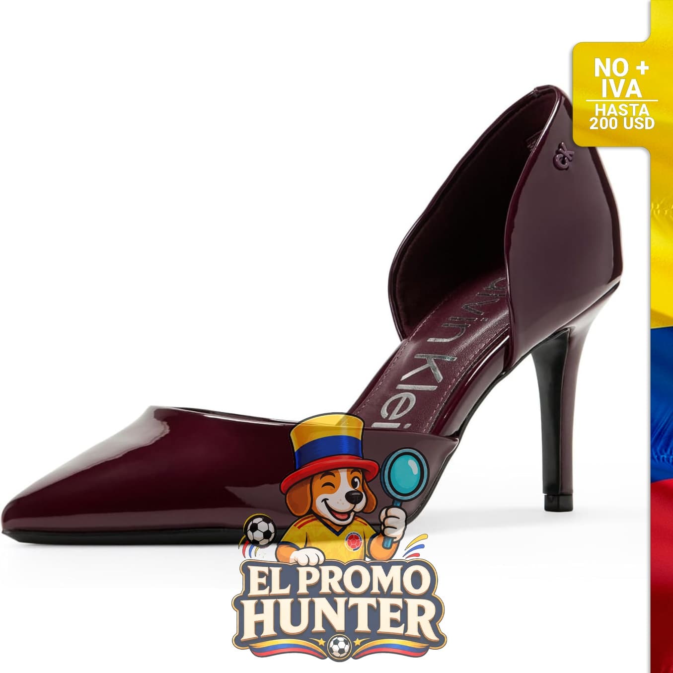 Tacones Calvin Klein Gloria para mujer, diseño elegante y moderno.