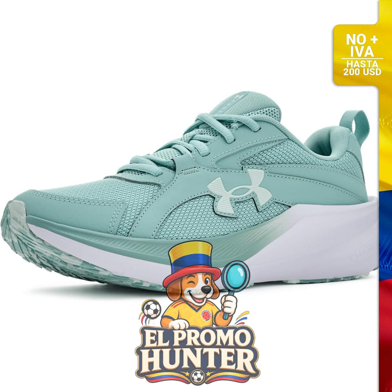 Zapatillas de correr Under Armour Charged Assert 11 para mujer.