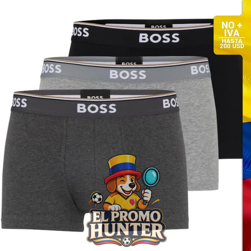 Paquete de 3 troncos eléctricos BOSS, talla M.