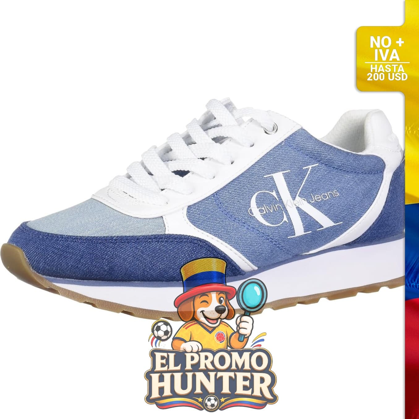 Zapatillas Calvin Klein Cayle para mujer.
