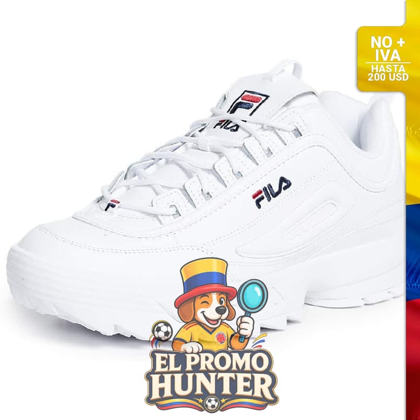 Fila Disruptor 2, zapatos de entrenamiento para hombre, ligeros y bajos.