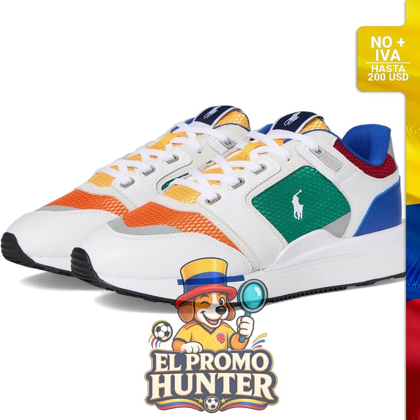 Zapatillas Train 89 Suede & Oxford de POLO RALPH LAUREN.