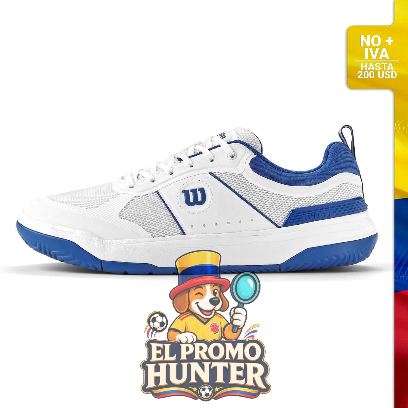 Zapatos de pickleball Wilson Pickle Pro para hombre, talla 10.