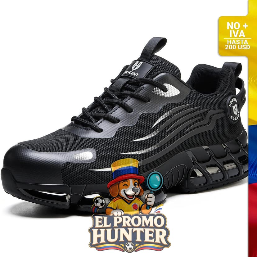 Zapatos de seguridad con punta de acero, ultraligeros y a prueba de pinchazos, talla 11 mujer y 9.5 hombre.