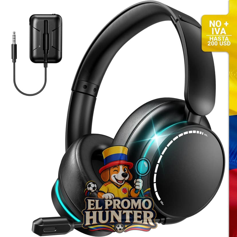 Auriculares inalámbricos YPBDAN MD33 para Xbox Series X|S, Xbox One, PS5 y PC, con micrófono y cancelación de ruido.