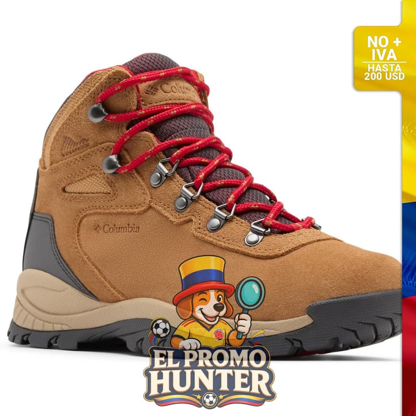 Botas Columbia Newton Ridge Plus para mujer, impermeables y con diseño de amplitud.