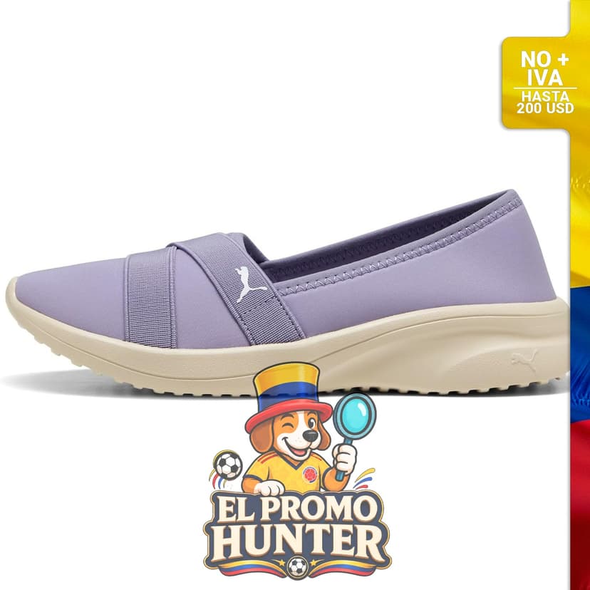Tenis PUMA Adelina 2 Slip On, modelo 116738, diseño sin cordones.