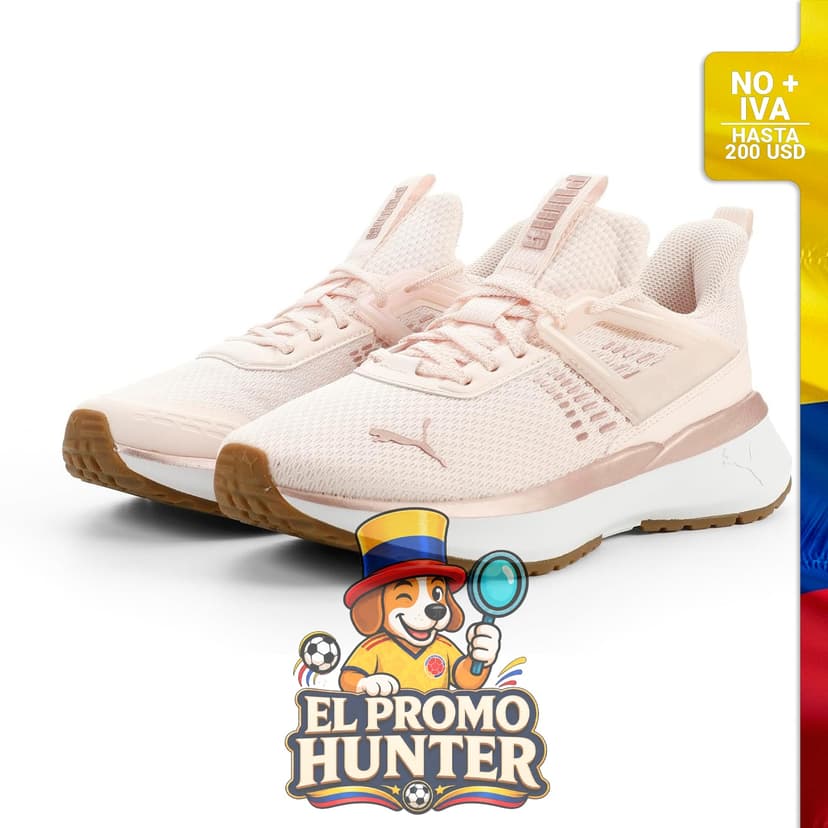 Tenis Puma Outpace para running, diseño ligero y transpirable.