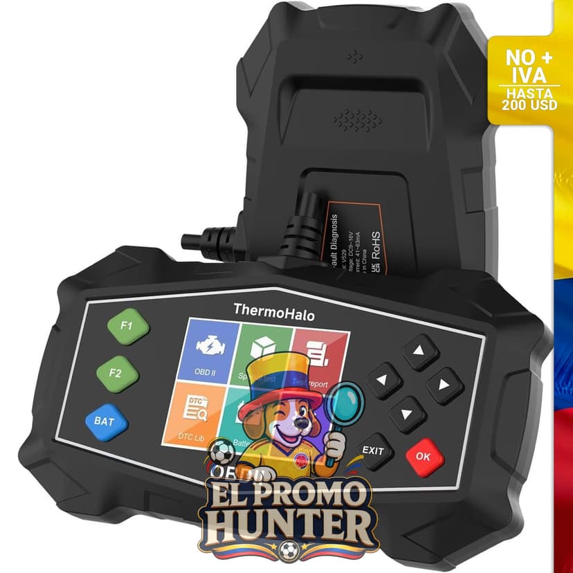 Escáner OBD2 para diagnóstico de coche, lector de códigos OBDII EOBD, herramienta de diagnóstico de luz de motor.