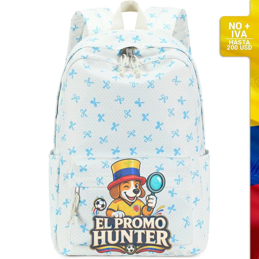 Mochila escolar LEDAOU para niñas, adecuada para libros y laptops, ideal para uso diario.