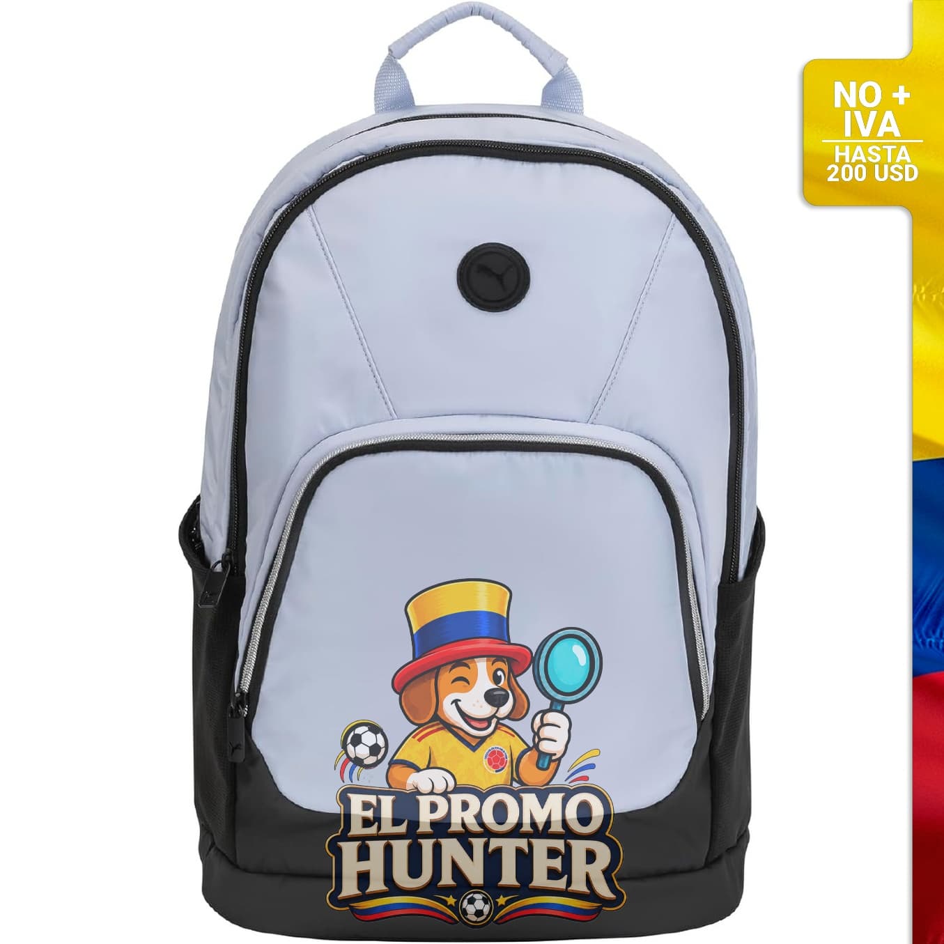 Mochila PUMA Juniper para mujer, incluye funda para laptop y correas acolchadas ajustables.