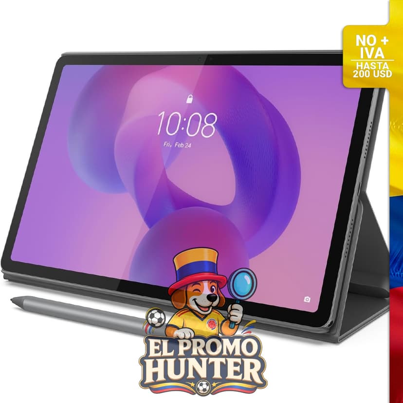 Lenovo Idea Tab, tableta con pantalla IPS táctil de 11" (27.94 cm) 2.5K y tasa de refresco de 90 Hz.