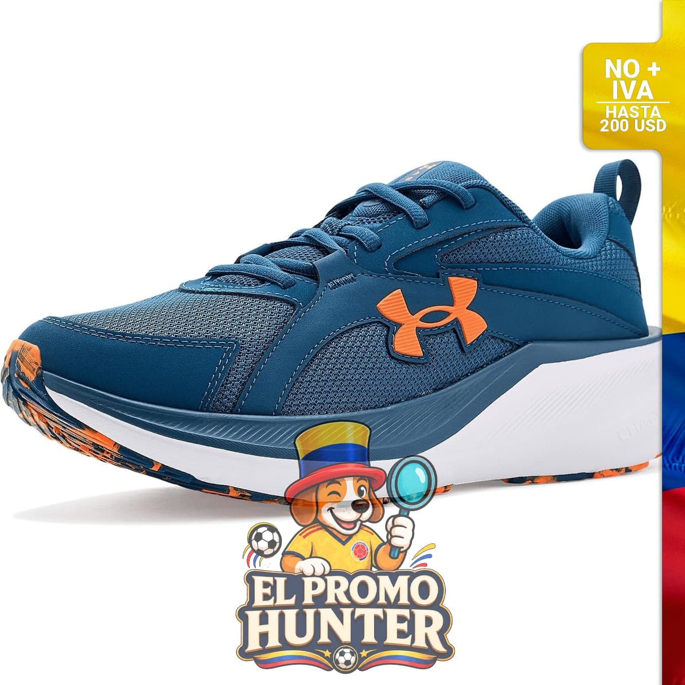 Zapatos para hombre Under Armour Charged Assert 11, diseñados para ofrecer soporte y comodidad.