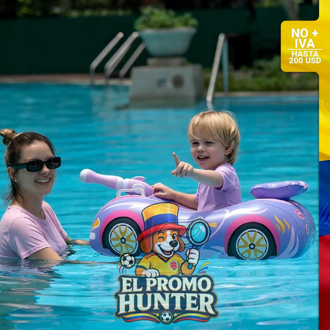 Flotador inflable para piscina con asiento para niños, diseño de barco, avión, piratas, tiburones y coche.