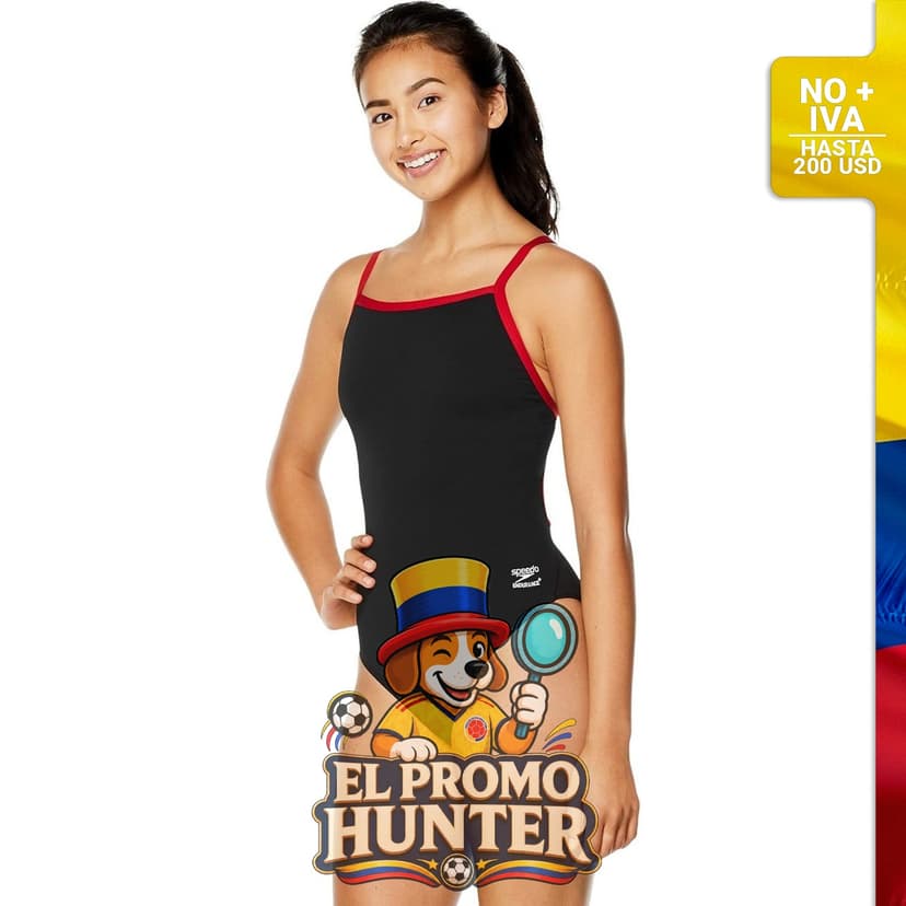Traje de baño de una pieza para mujer Speedo Endurance+ Flyback, diseñado para adultos.