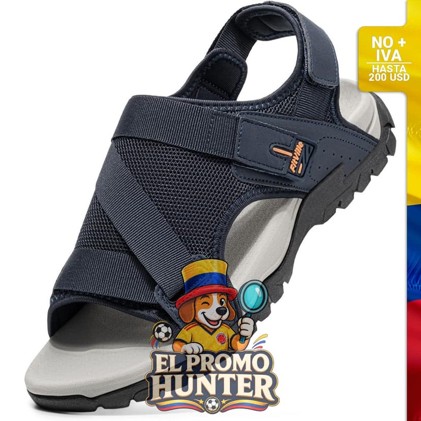 Sandalias ortopédicas FitVille para hombre, con soporte de arco, ligeras y transpirables.