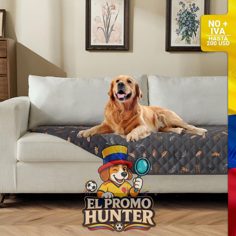 Funda reversible para cama de perro, impermeable y resistente al agua, lavable.