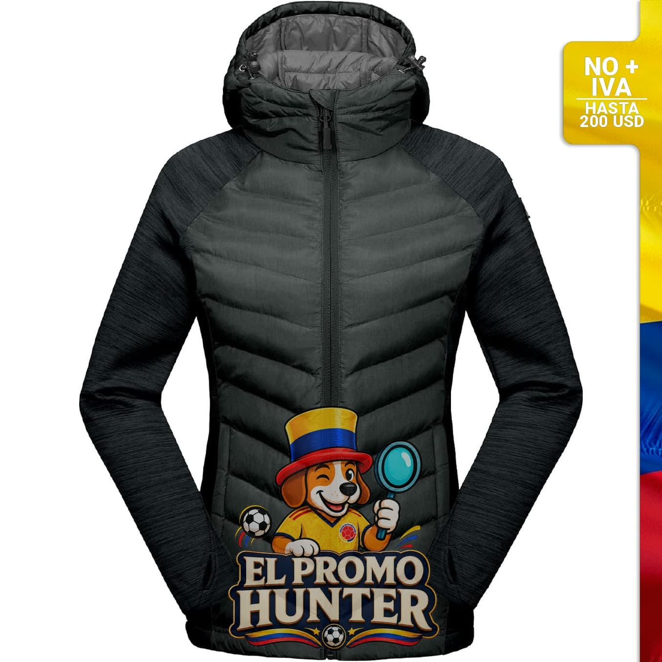 Chaqueta híbrida térmica para mujer, ligera y transpirable, diseñada para actividades al aire libre.