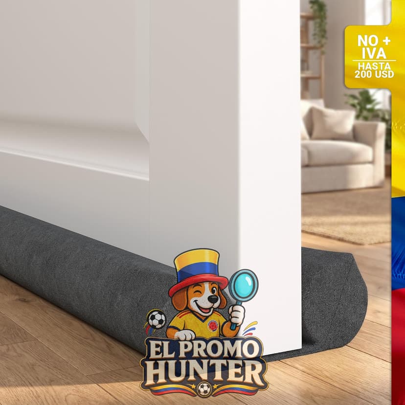Burlete ajustable para puertas de 76 a 90 cm.