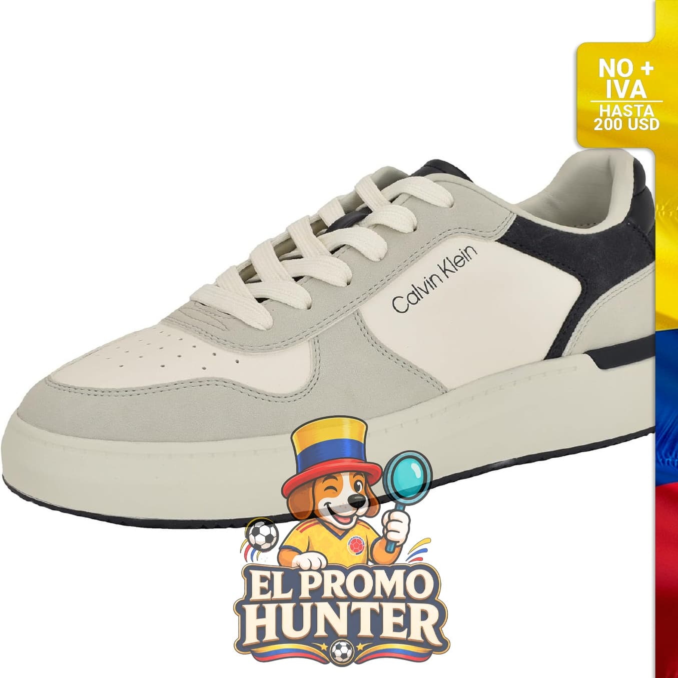 Zapatillas Calvin Klein Brayton para hombre, diseño moderno y material sintético.